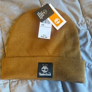 Timberland Men's Tan Knit Beanie